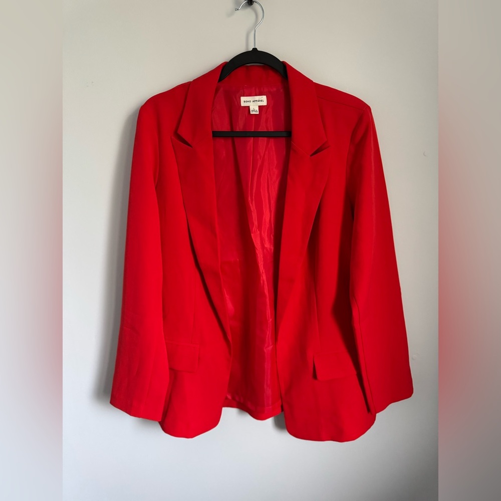 Soho Apparel Red Blazer